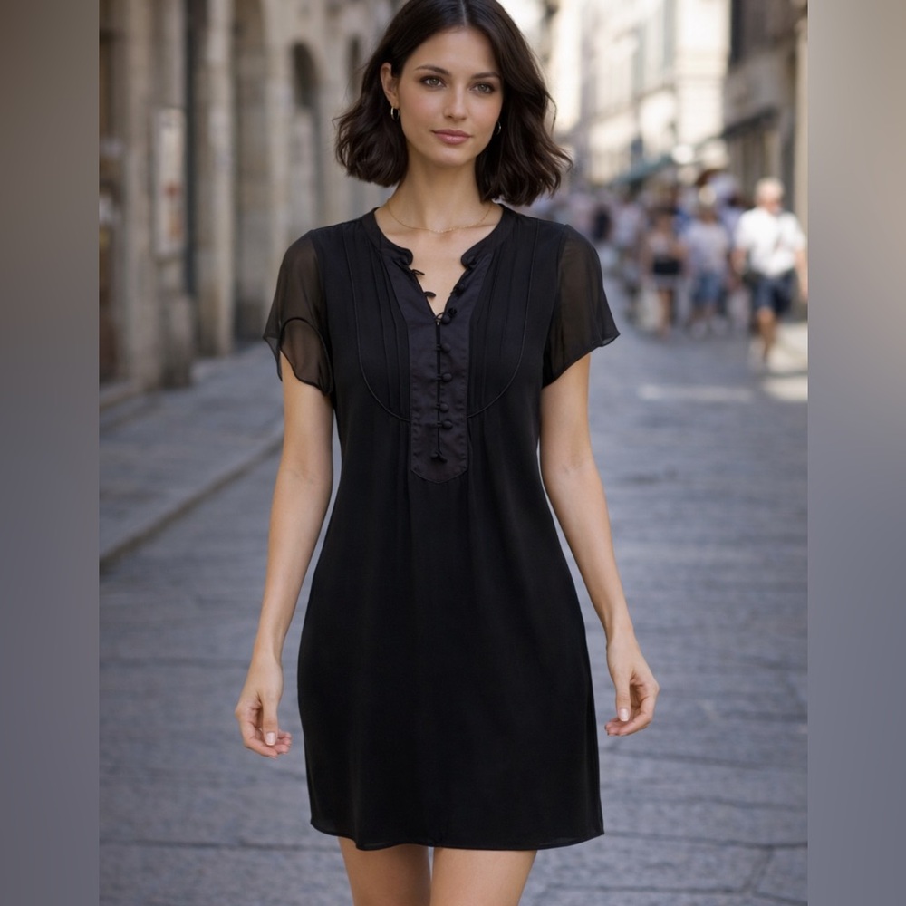 Calypso 100% Silk Dress w/Slip​